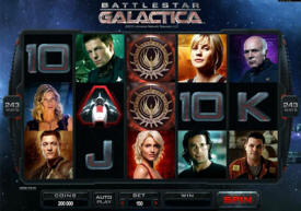 Online Slot games - Battlestar galactica screenshot