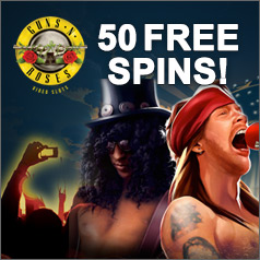 50 free spins on Guns n Roses Slot
